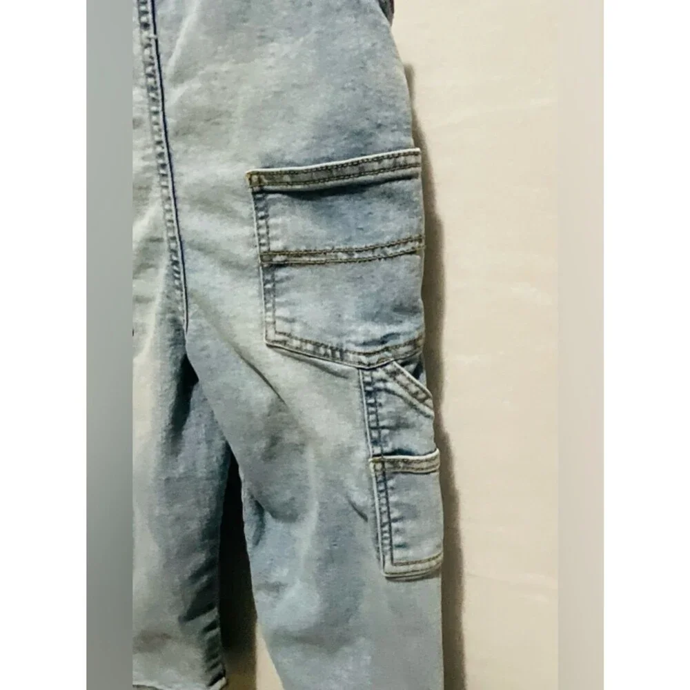 OshKosh Bgosh Toddler Boys Girls Vestbak Denim Overalls Light Wash Classic 3T